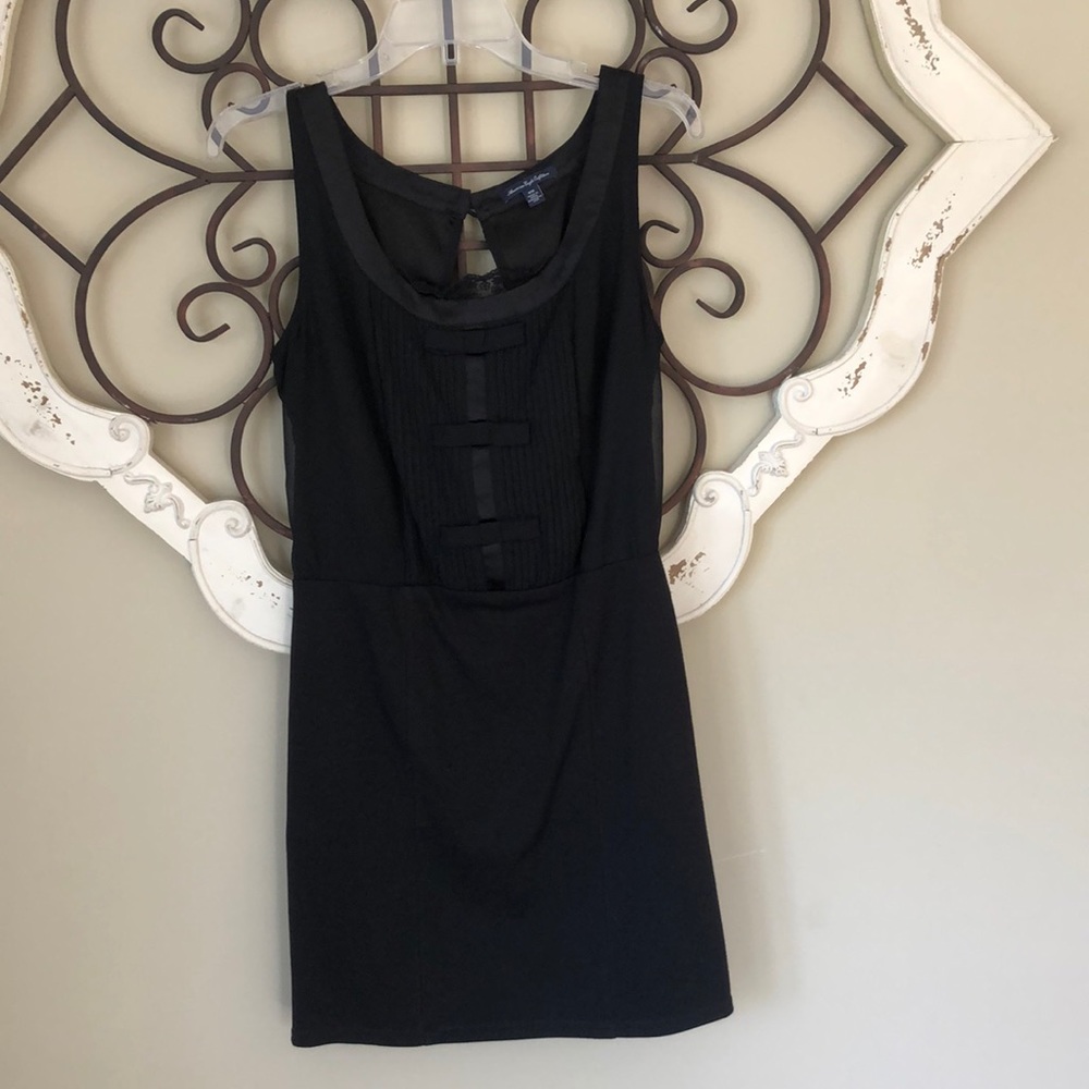 Black dress.